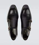 Tom Ford Elkan leather monk strap shoes