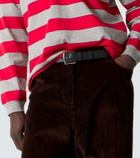Miu Miu Logo leather belt