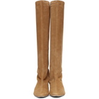 Staud Tan Suede Wally Boots