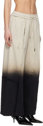 Feng Chen Wang Gray & Black Gradient Lounge Pants