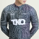 Pas Normal Studios Men's T.K.O. Mechanism Long Sleeve Jersey in T.K.O. Black Multi