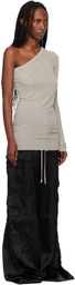 Rick Owens Off-White Temple Ziggy Minidress