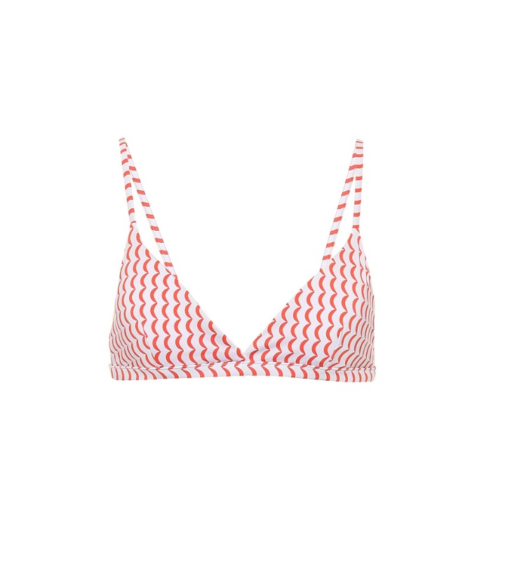 Photo: Asceno - Genoa wave-print bikini top