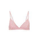 Asceno - Genoa wave-print bikini top