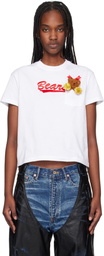 doublet White Cheerleading Bear T-shirt