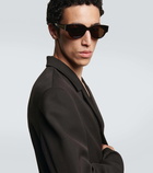 Bottega Veneta Tortoiseshell oval sunglasses