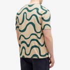 By Parra Men's Sound Waved T-Shirt in Tan
