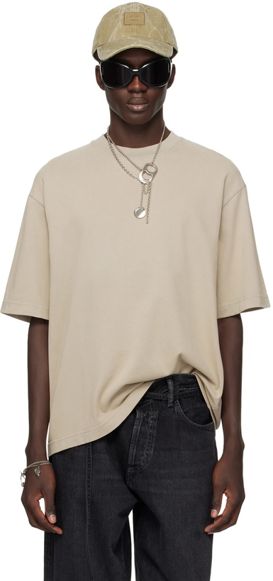 Photo: Acne Studios Khaki Crewneck T-Shirt