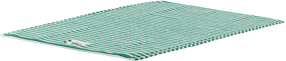 Tekla Green & White Terry Bath Mat