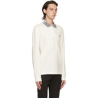 Lacoste Off-White Heritage Long Sleeve Polo