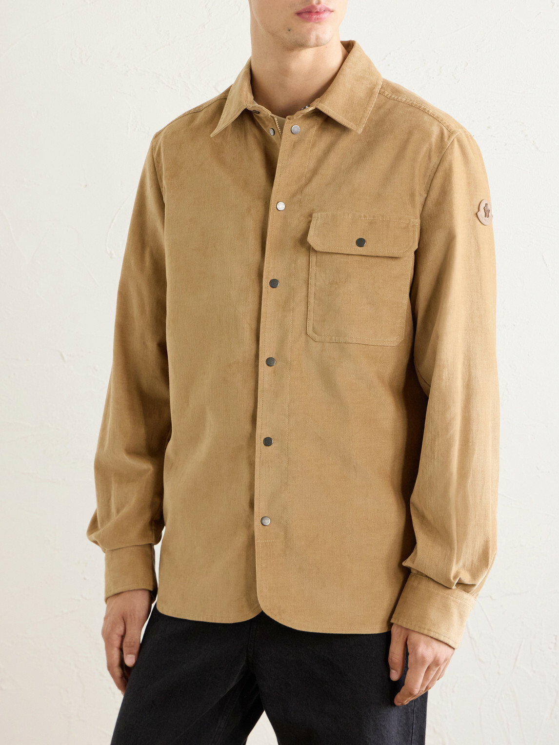 Moncler - Cotton-Corduroy Shirt - Neutrals