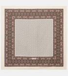 Loro Piana Printed silk scarf