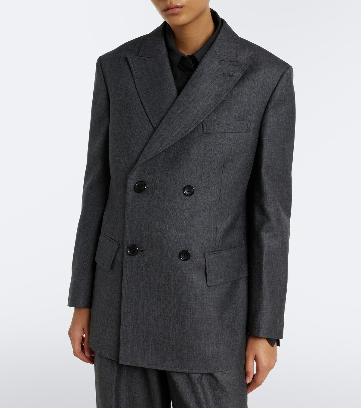 Junya Watanabe Double-breasted wool blazer