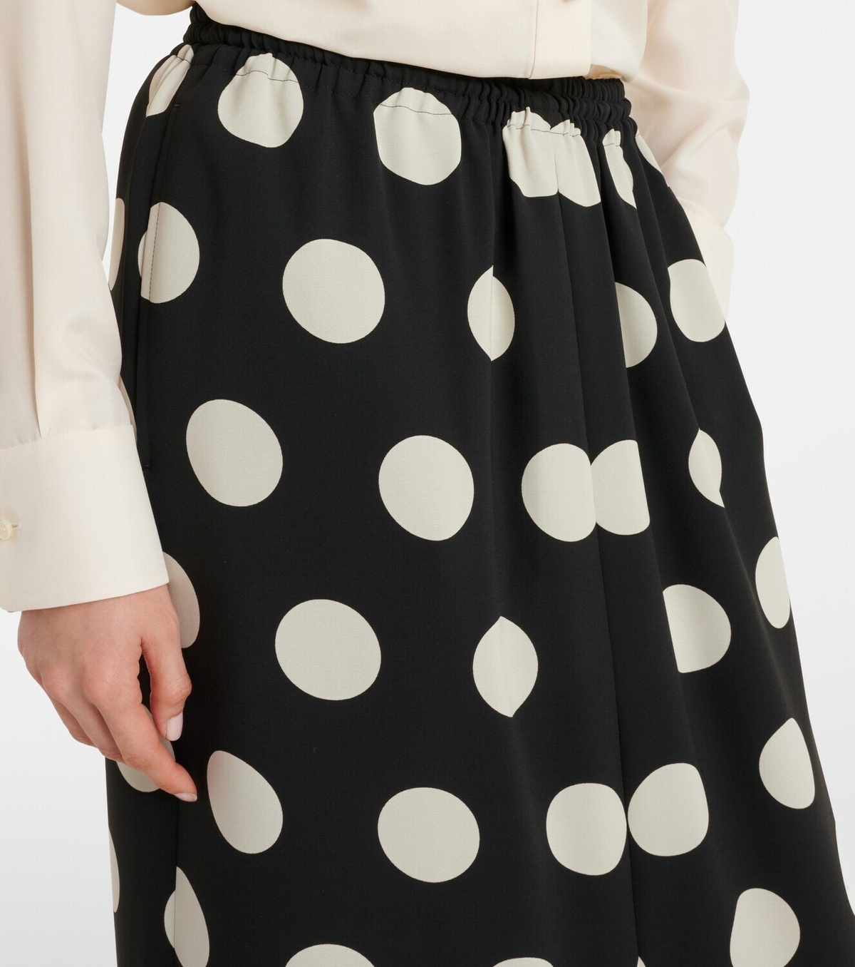 Junya Watanabe Polka-dot wide-leg pants