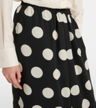 Junya Watanabe Polka-dot wide-leg pants