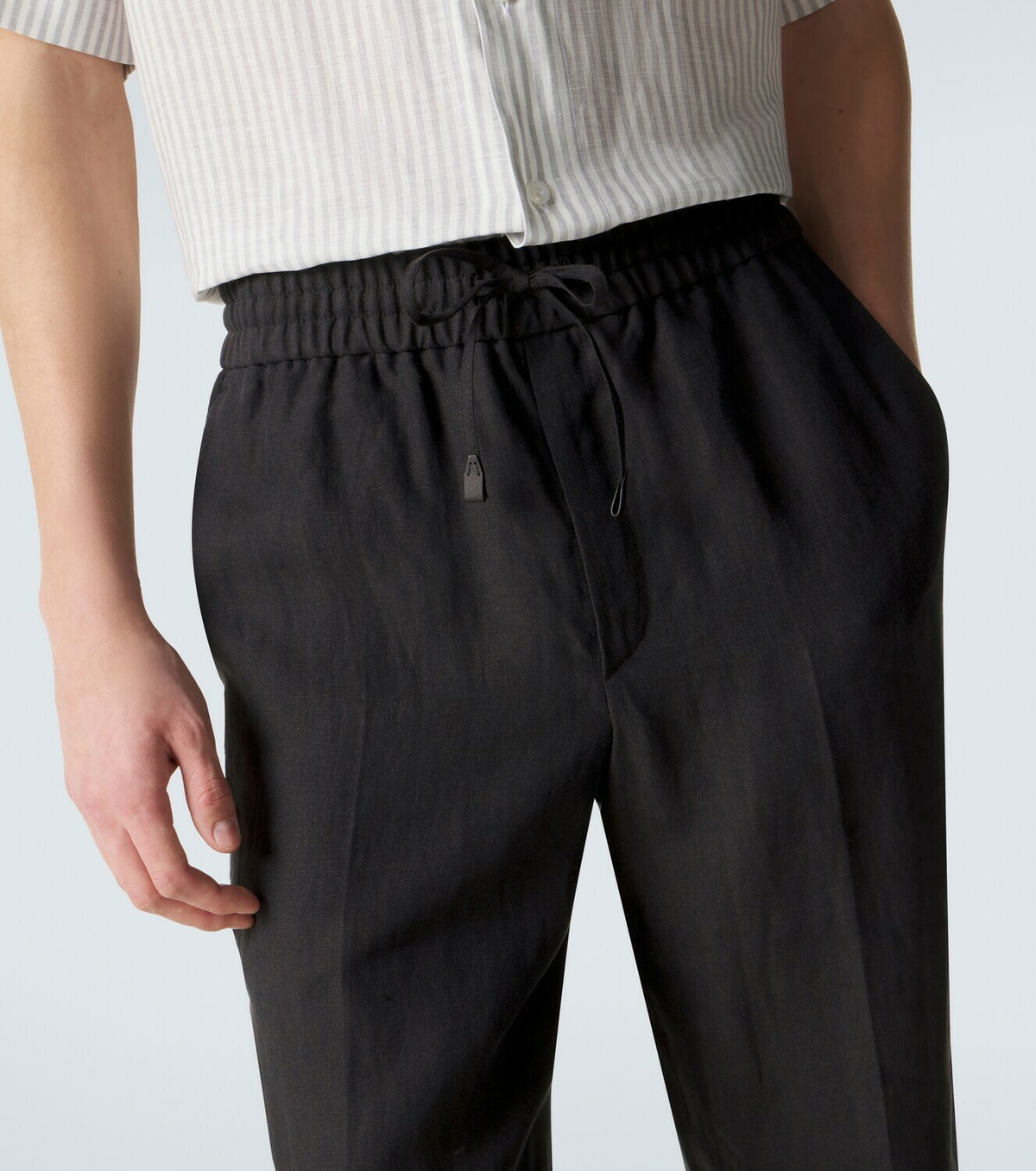 Brioni Linen straight pants