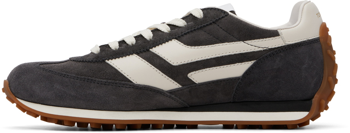 TOM FORD Gray Suede Mick Sneakers