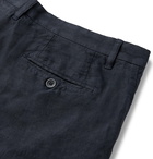 120% - Linen Shorts - Blue