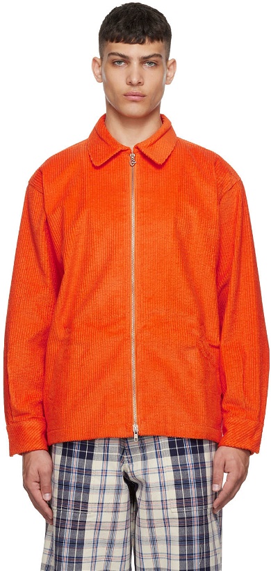 Photo: Gentle Fullness Orange Cotton Jacket
