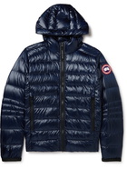 CANADA GOOSE - Crofton Slim-Fit Recycled Nylon-Ripstop Hooded Down Jacket - Blue