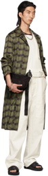 Dries Van Noten Green Len Lye Edition Graphic Print Coat