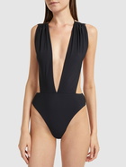 SAINT LAURENT Nylon Blend One Piece Swimsuit