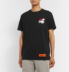 Heron Preston - Printed Cotton-Jersey T-Shirt - Black