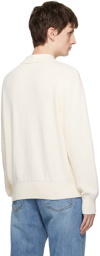 Dunst White Open Collar Cardigan