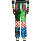 AGR SSENSE Exclusive Multicolor Tie-Dye Logo Cargo Pants