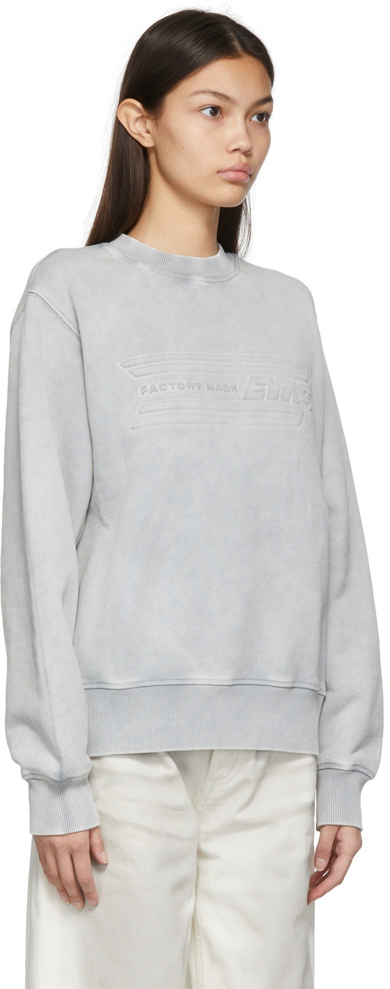 Eytys Grey Austin Ivory Acid Sweatshirt Eytys