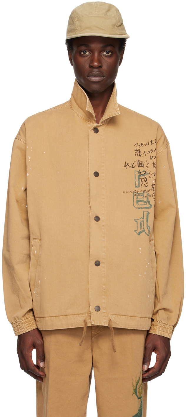 Tan Jacket Rapper Incotex Red x FACETASM Tan Splatter Jacket
