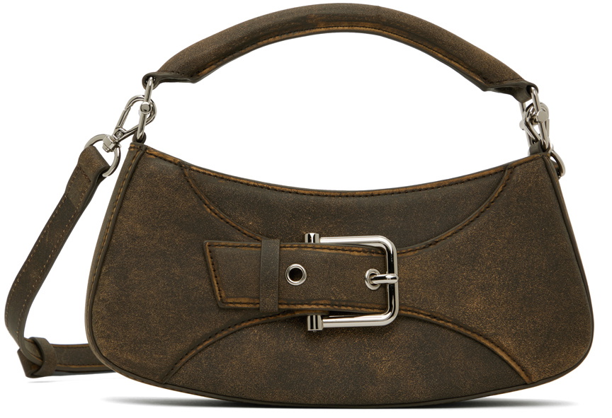 【関税込み】OSOI シルバー マイクロ Belted Boucle バッグ OSOI Silver Belted Boucle Micro Bag OSOI