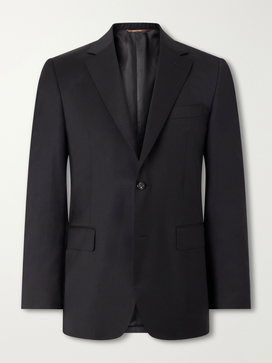 Canali - Impeccabile Wool-Fresco Suit Jacket - Black