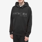 Moncler Grenoble Men's Logo Popover Hoody in Black