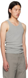 Entire Studios Gray Rib Tank Top