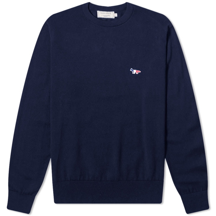 Photo: Maison Kitsuné Tricolour Fox Crew Knit