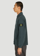 Compass Patch Overshirt in Green