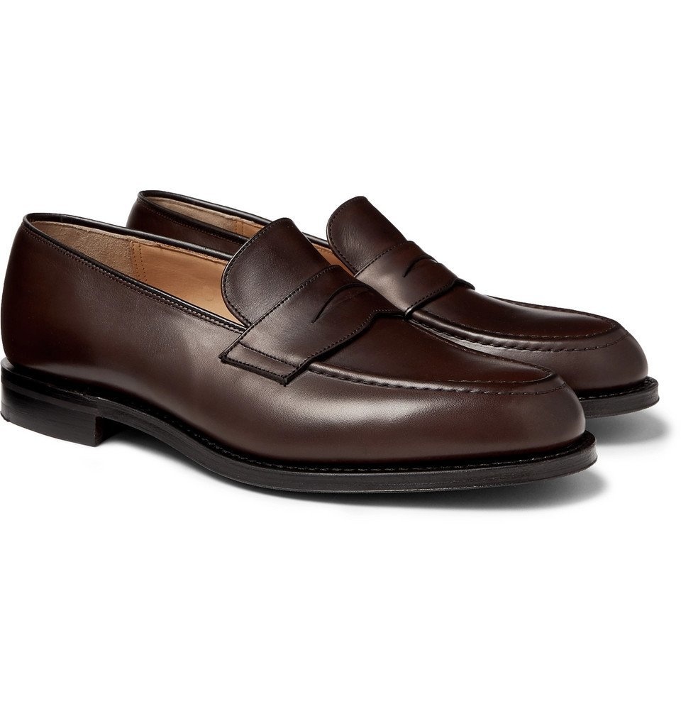 Church's Netton Polished-Leather Penny Loafers Brown