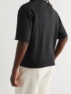 RAG & BONE - City Distressed Organic Loopback Cotton-Jersey Sweatshirt - Gray