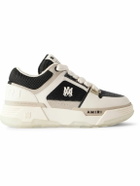 AMIRI - MA-1 Suede-Trimmed Mesh and Leather Sneakers - Black
