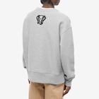 Kenzo Paris Men's College Exagerated Sweat in Pearl Grey