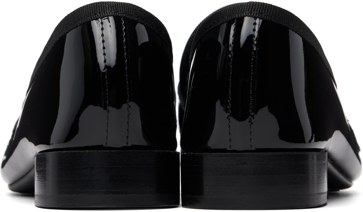 Repetto Black Michael Rubber Sole Loafers