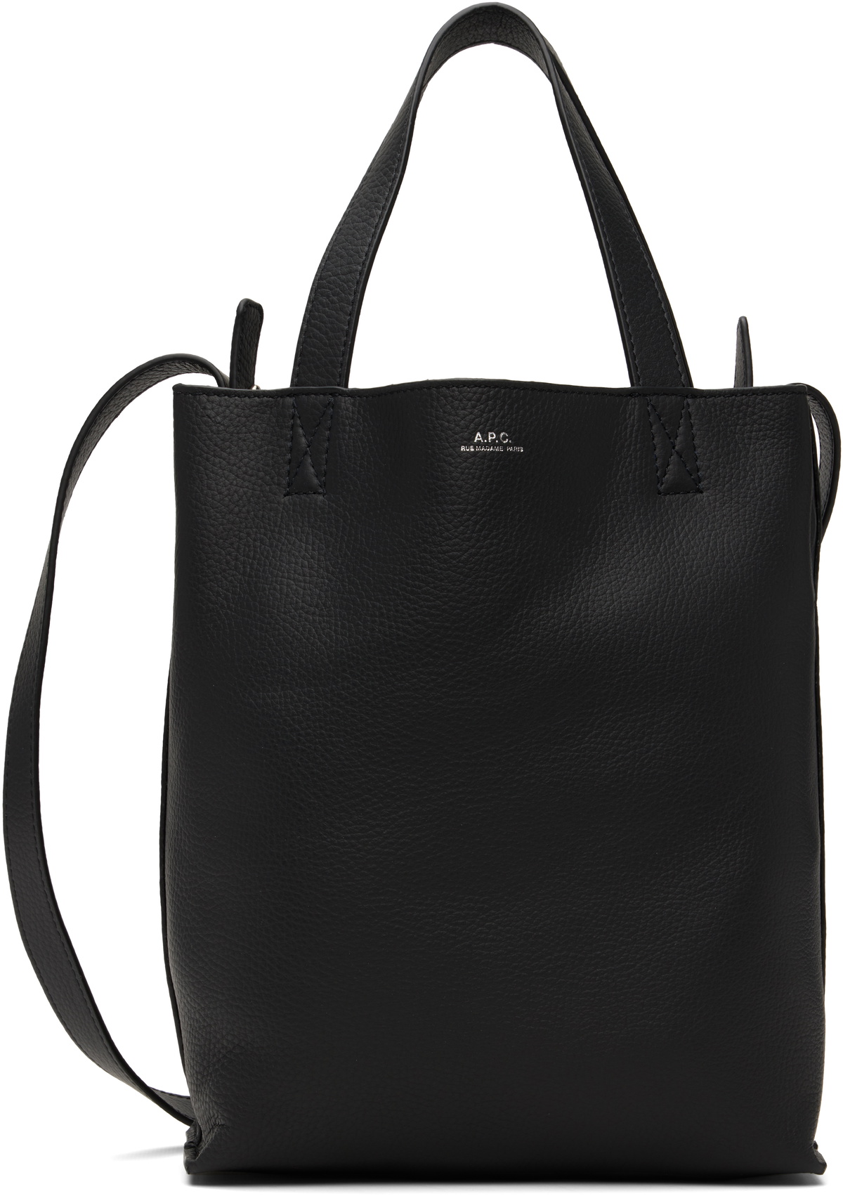 A.P.C. ブラック Maiko ショッピングトート A.P.C. ブラック Maiko ショッピングトート