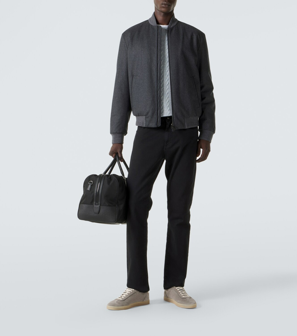 Canali Wool bomber jacket