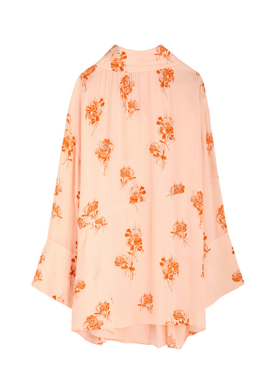 Day Birger ET Mikkelsen Jay Printed Crepe Dress Orange