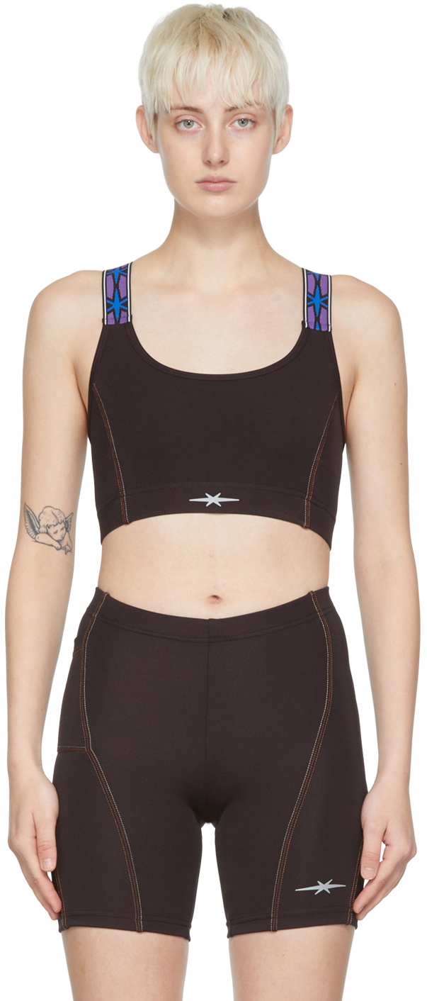 PHIPPS SSENSE Exclusive Burgundy Performance Sport Bra