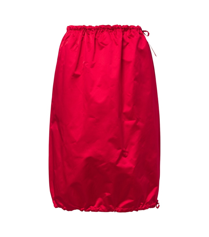 Photo: Prada Silk satin midi skirt