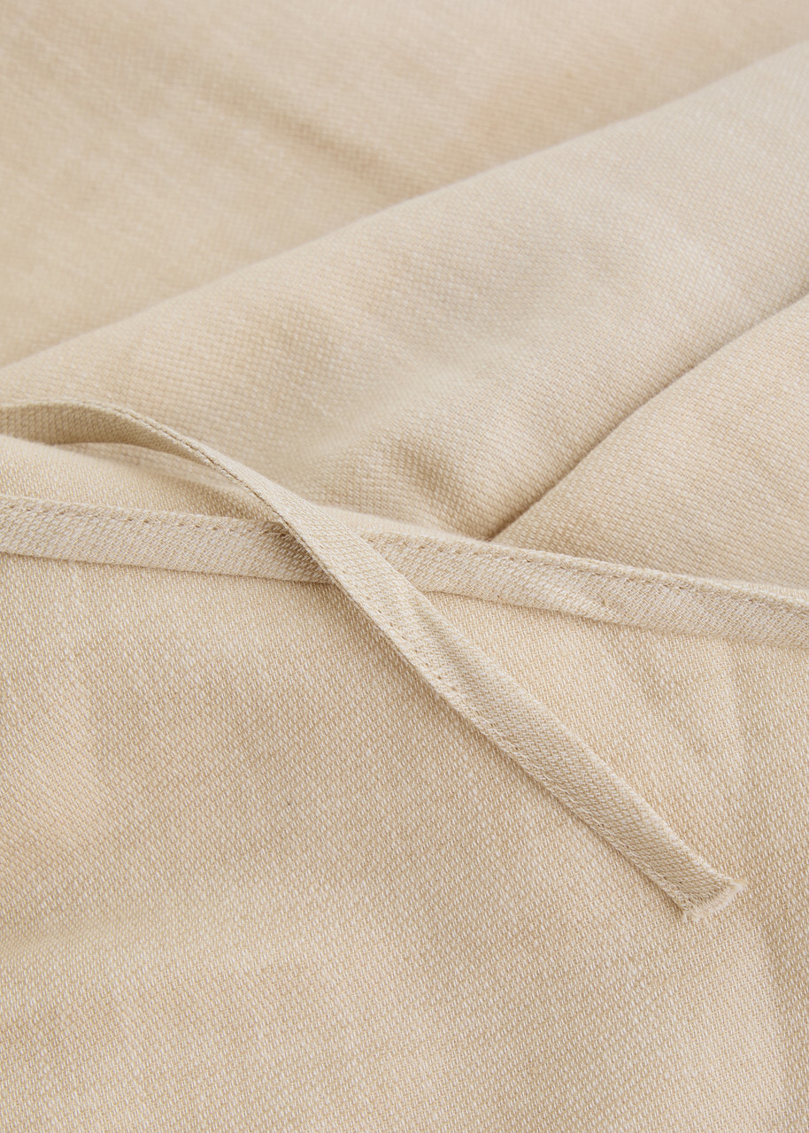 Frescobol carioca Oscar Linen-blend Trousers Beige