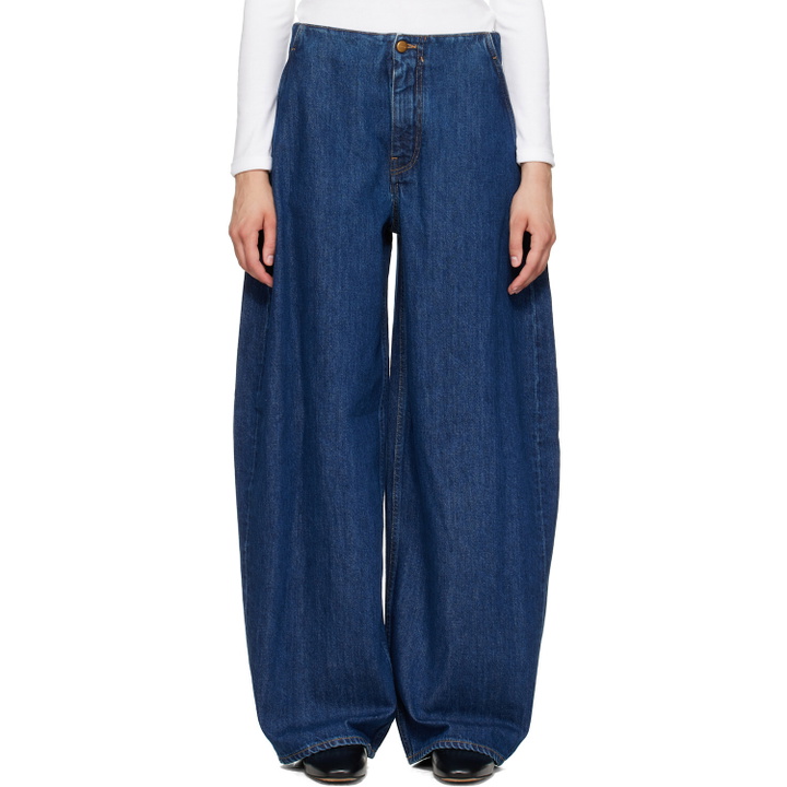 Photo: Jil Sander Navy Relaxed Lightweight Jeans