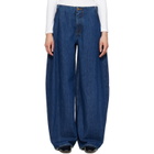 Jil Sander Navy Relaxed Lightweight Jeans